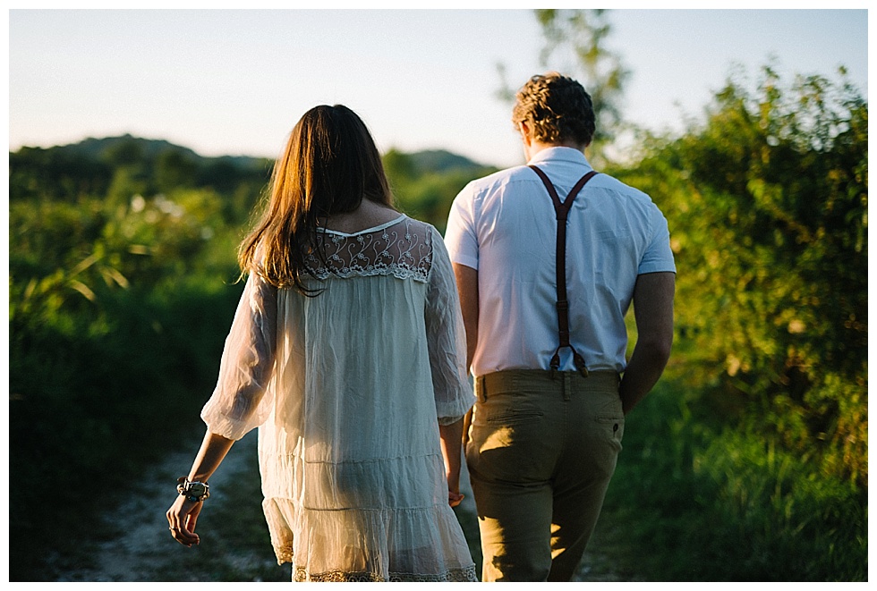 west virginia engagement photo