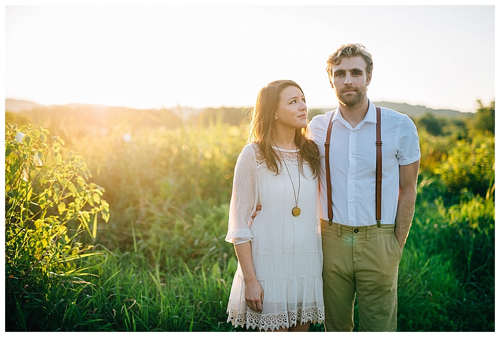 west virginia engagement photo