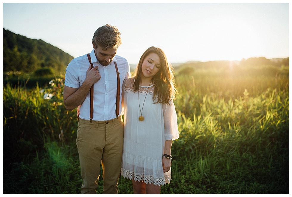 west virginia engagement photo