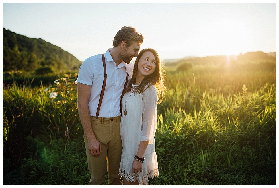 west virginia engagement photo