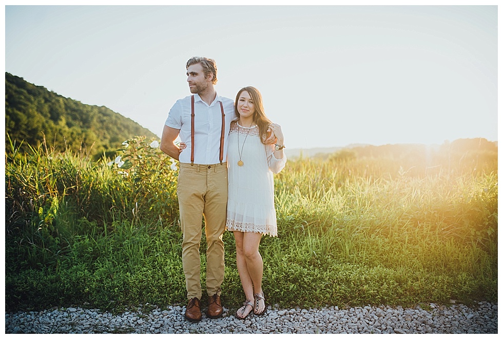 west virginia engagement photo