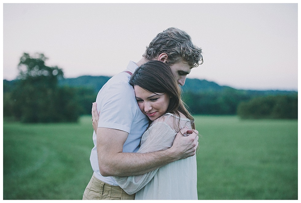 west virginia engagement photo