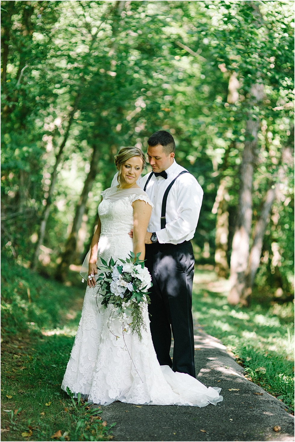 west virginia wedding portrait