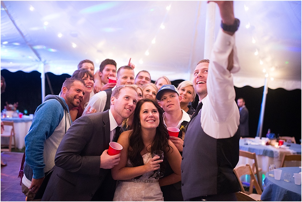 wedding selfie reception photography