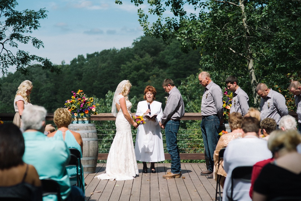 wv wedding ceremony photo