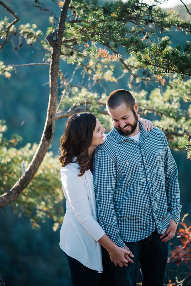 engagement photo in west virginia 