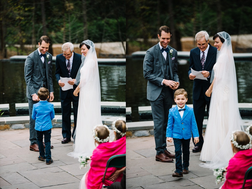 duke gardens wedding ceremony 