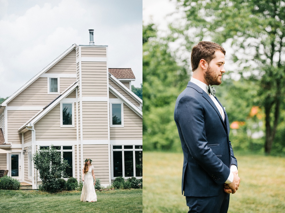 first look wv wedding photo