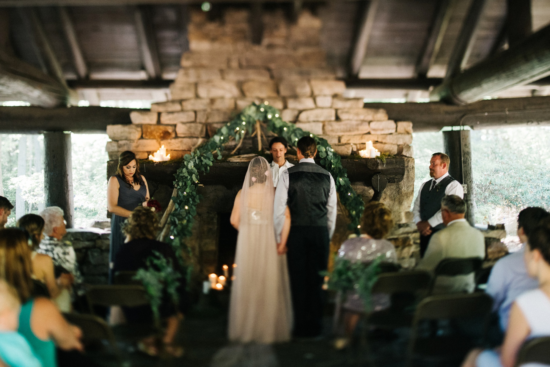 coopers rock wedding photo 