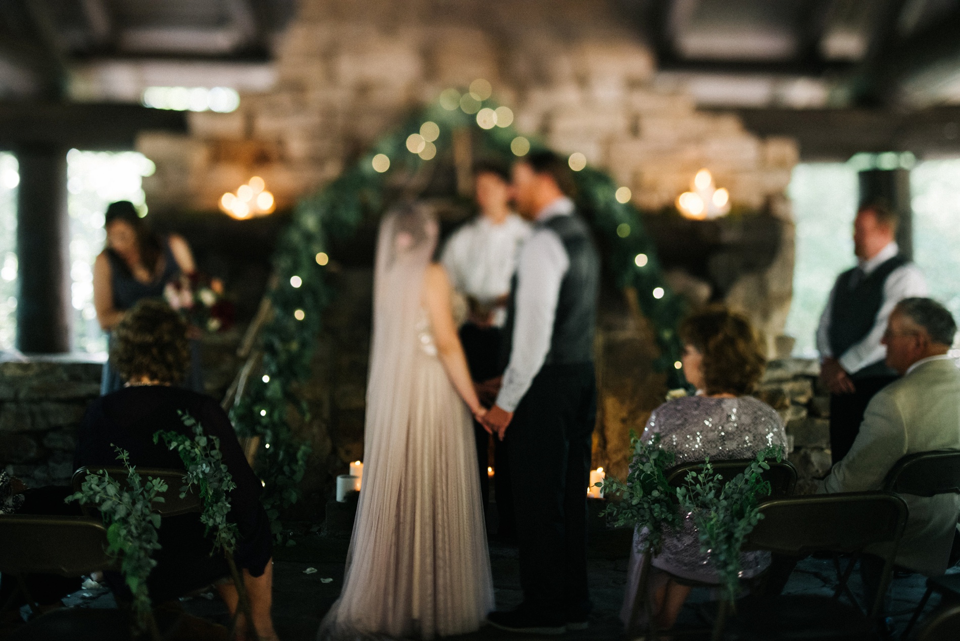 coopers rock wedding ceremony photo