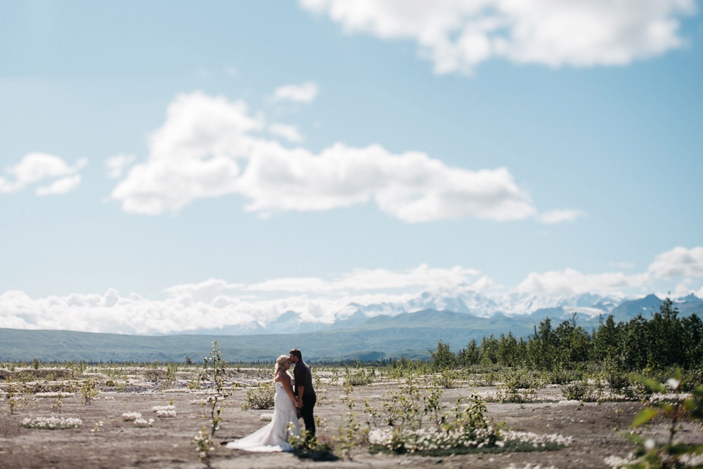 alaska wedding photo