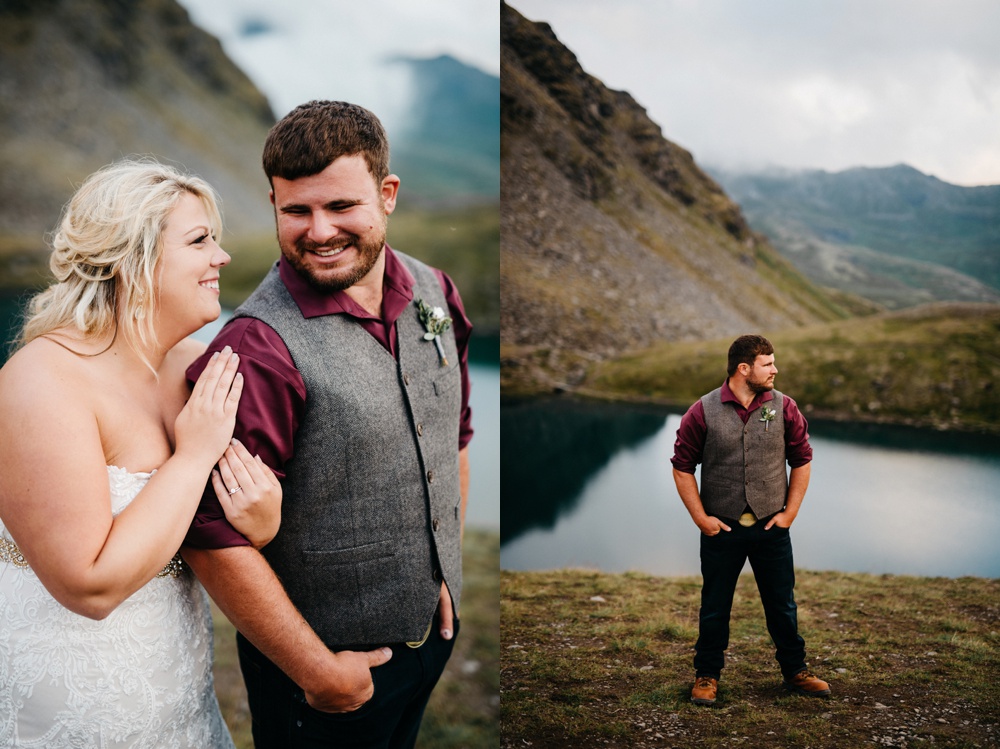 alaska wedding portraits