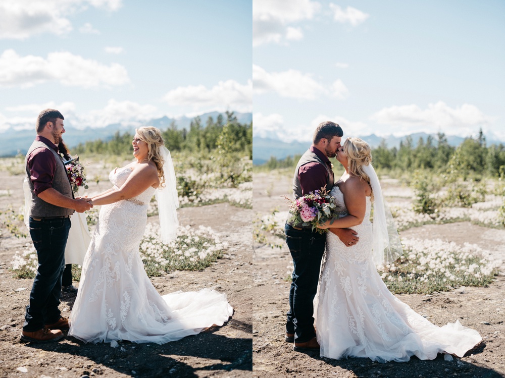 anchorage alaska wedding photo 