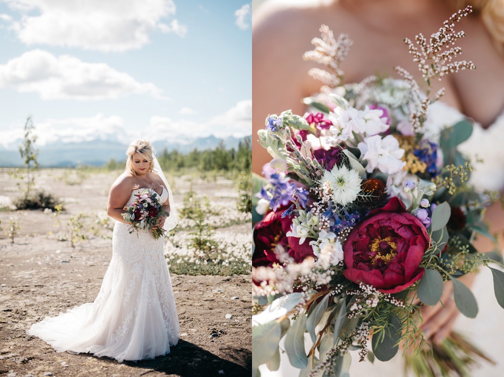 destination wedding in alaska