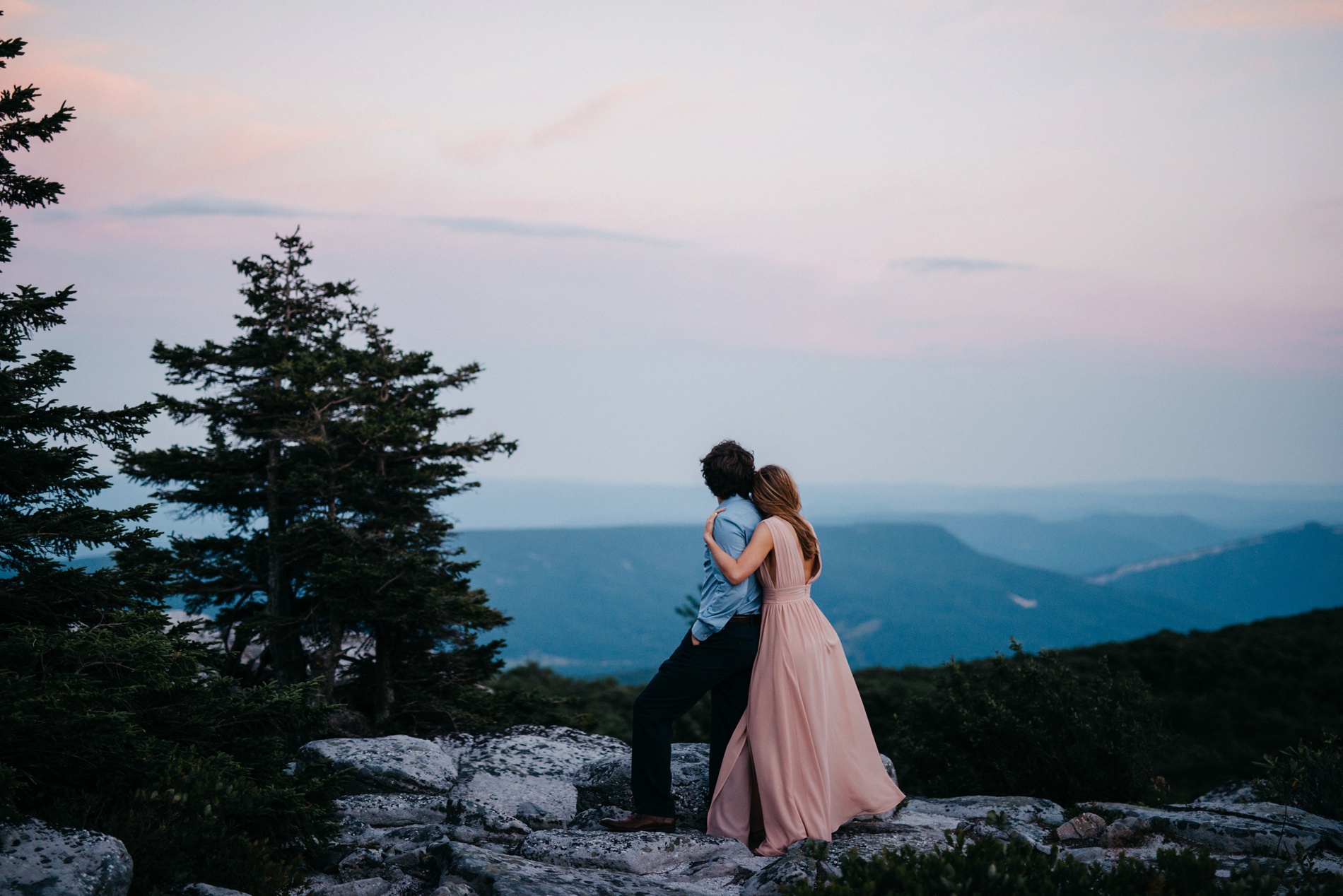 engagement session at dolly sods