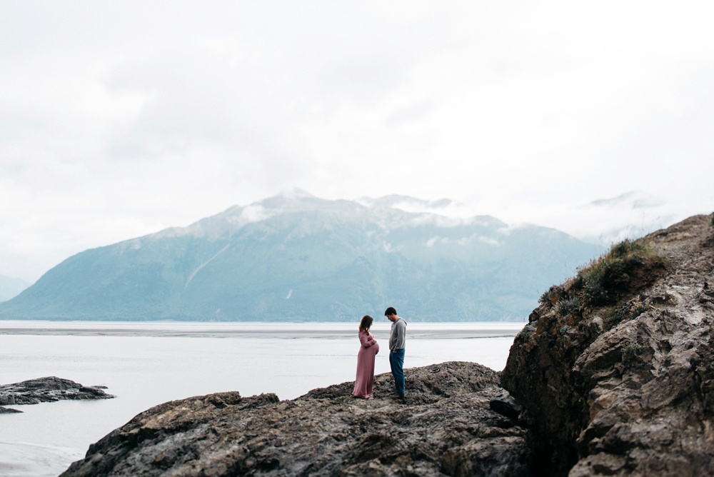 alaska maternity photo