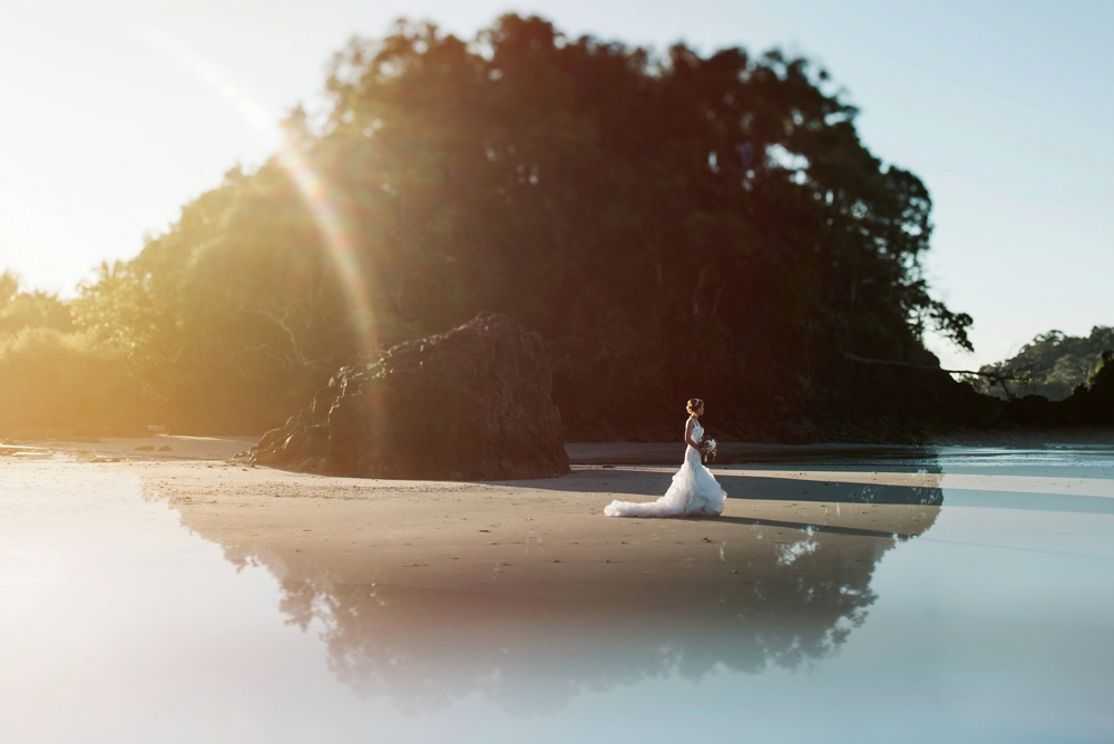 destination wedding photo in costa rica