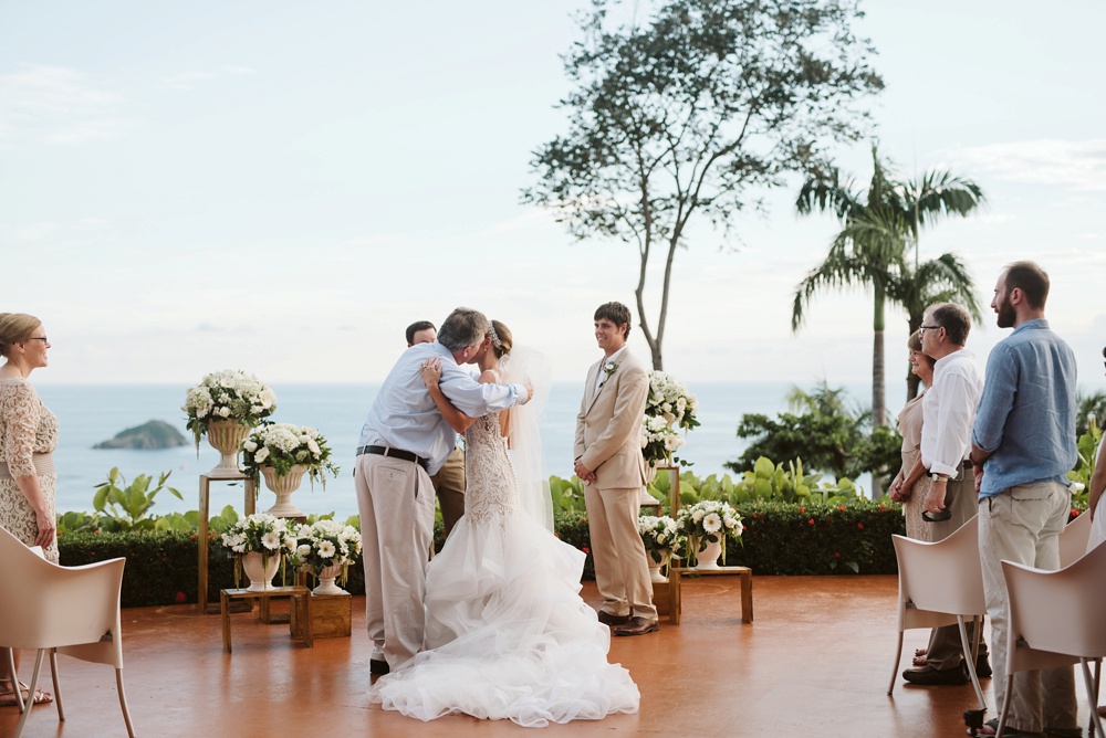 ceremony photo at hotel la mariposa 