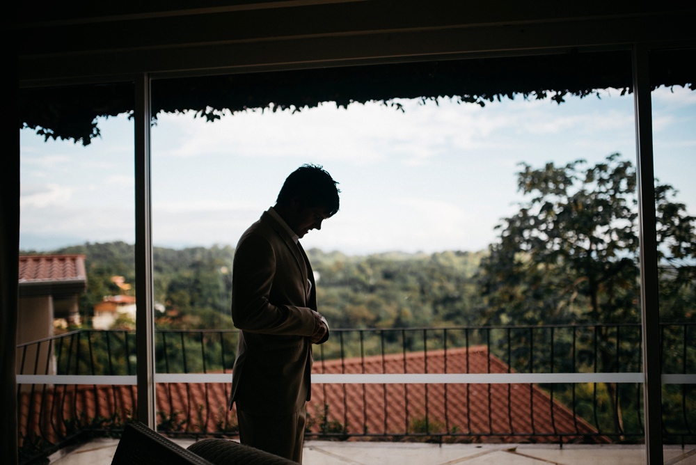 wedding getting ready photo at hotel la mariposa costa rica