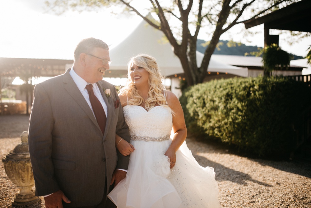 wedding at j.q. Dickinson salt works