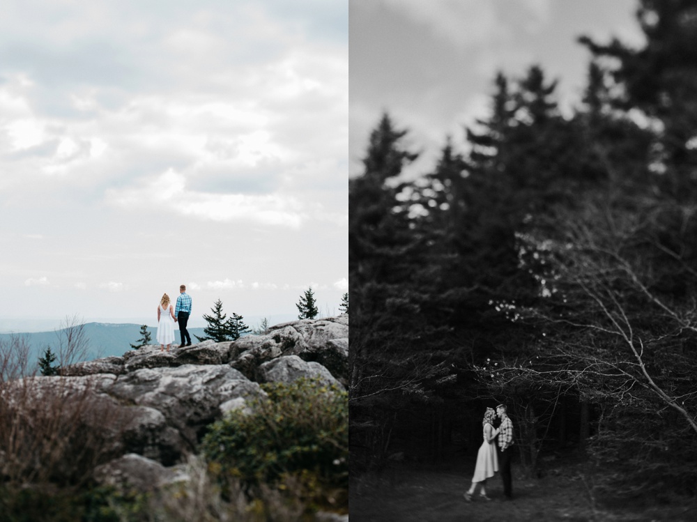 engagement photography at dolly sods in wv 