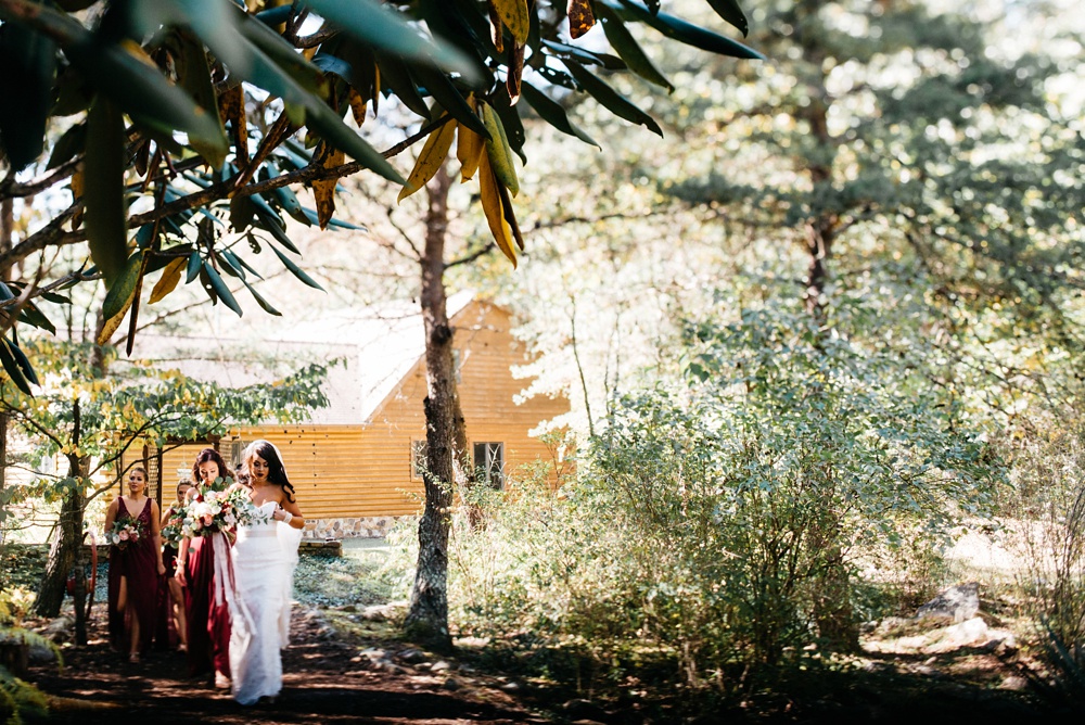 four fillies lodge wedding photo 