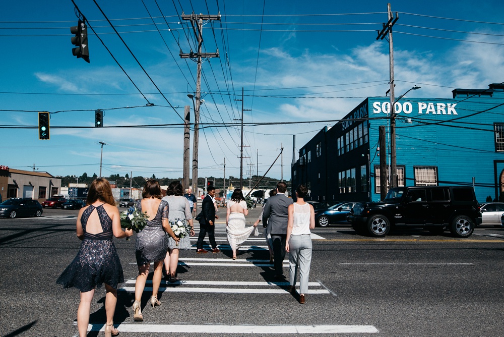 sodo district seattle washington wedding 