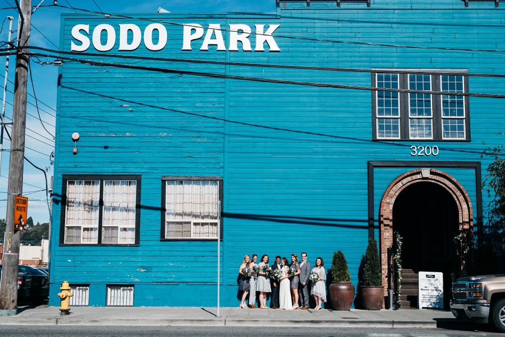 sodo district wedding portraits in seattle washington 