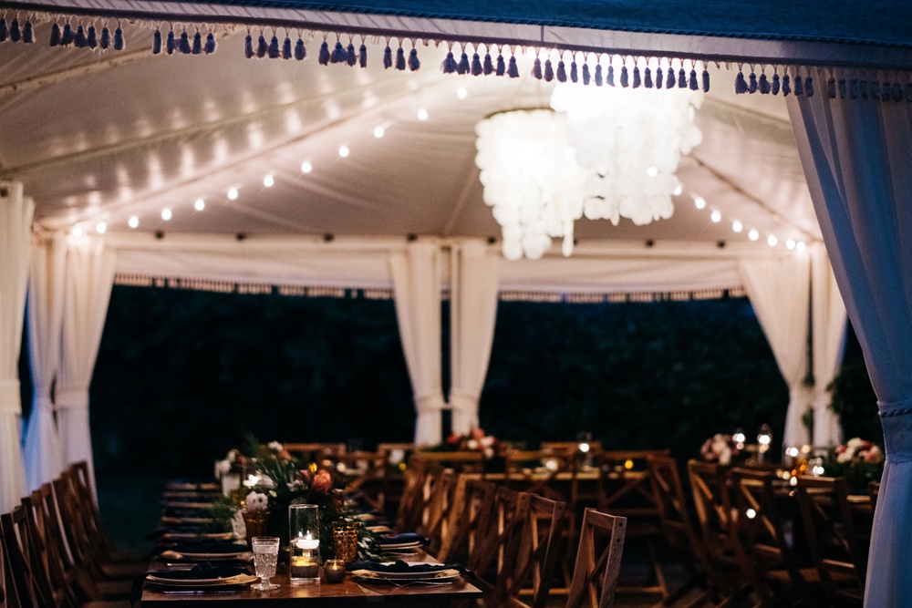 costa rica wedding reception decor photo