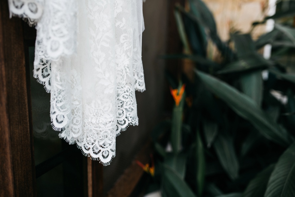 wedding detail photo taken in costa rica