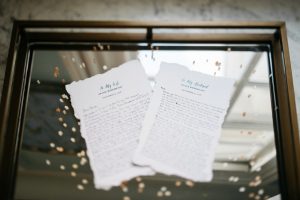 wedding detail by harless printing company