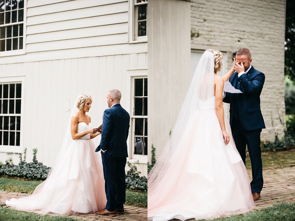 rustic wedding at farmington plantation in louisville, ky