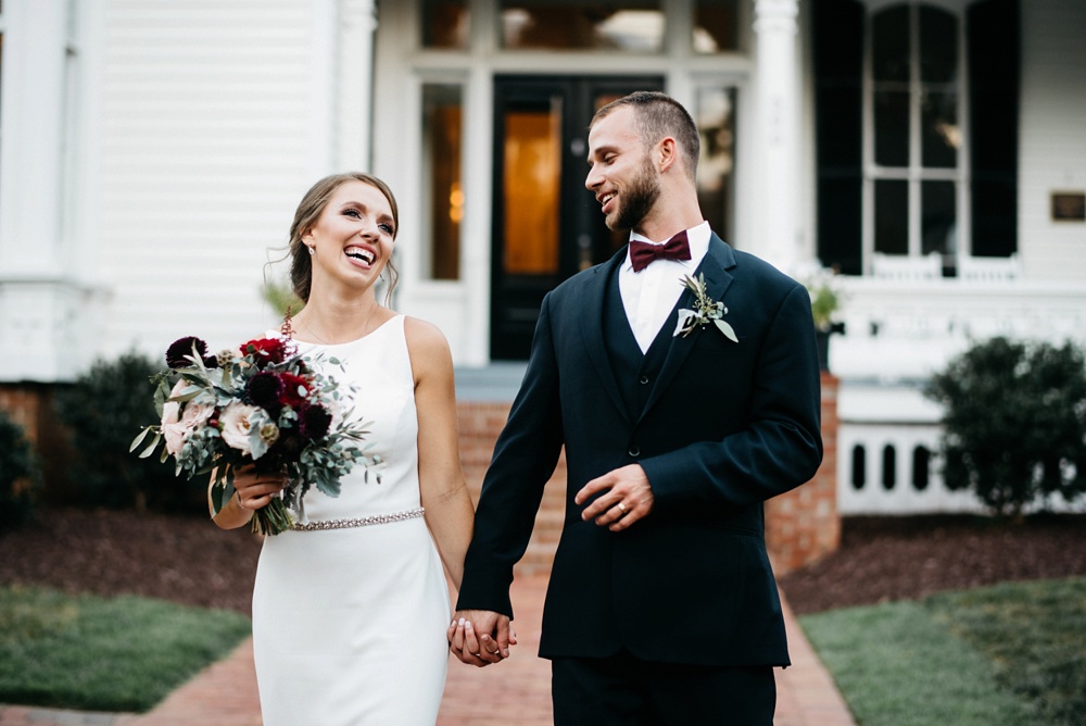 weddings at the merrimon-wynne house in raleigh, nc 