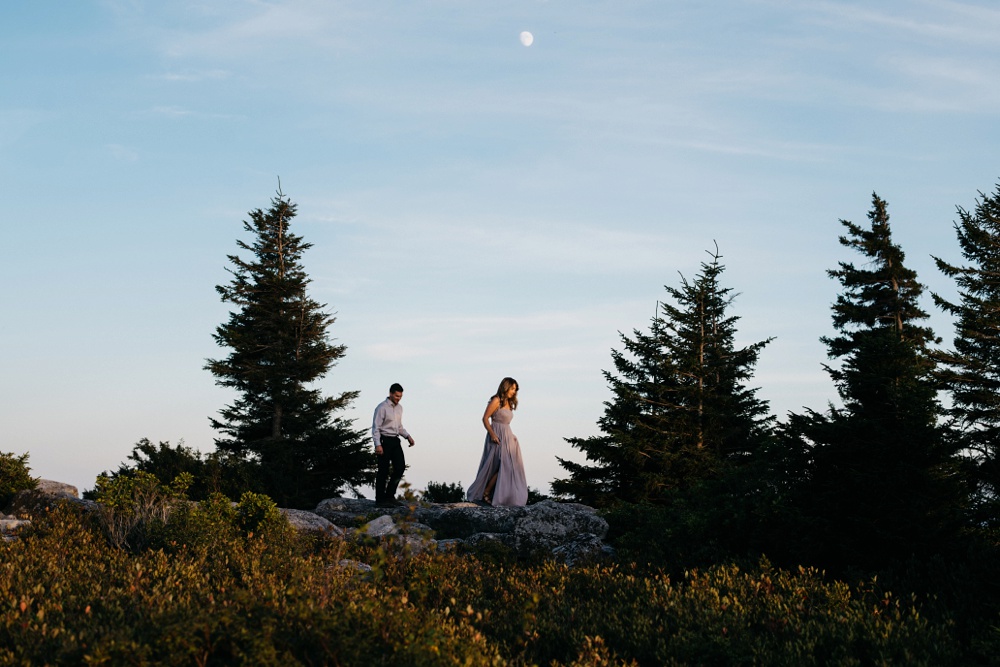 adventure engagement photos taken in wv