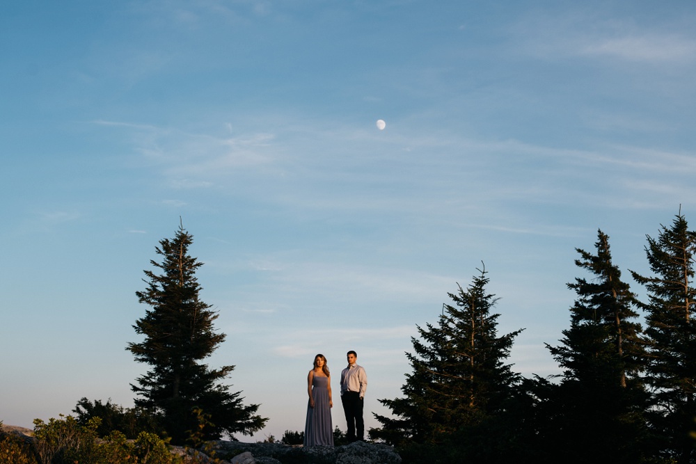 engagement portraits taken at dolly sods