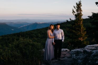 Twilight Engagement Photos at Dolly Sods
