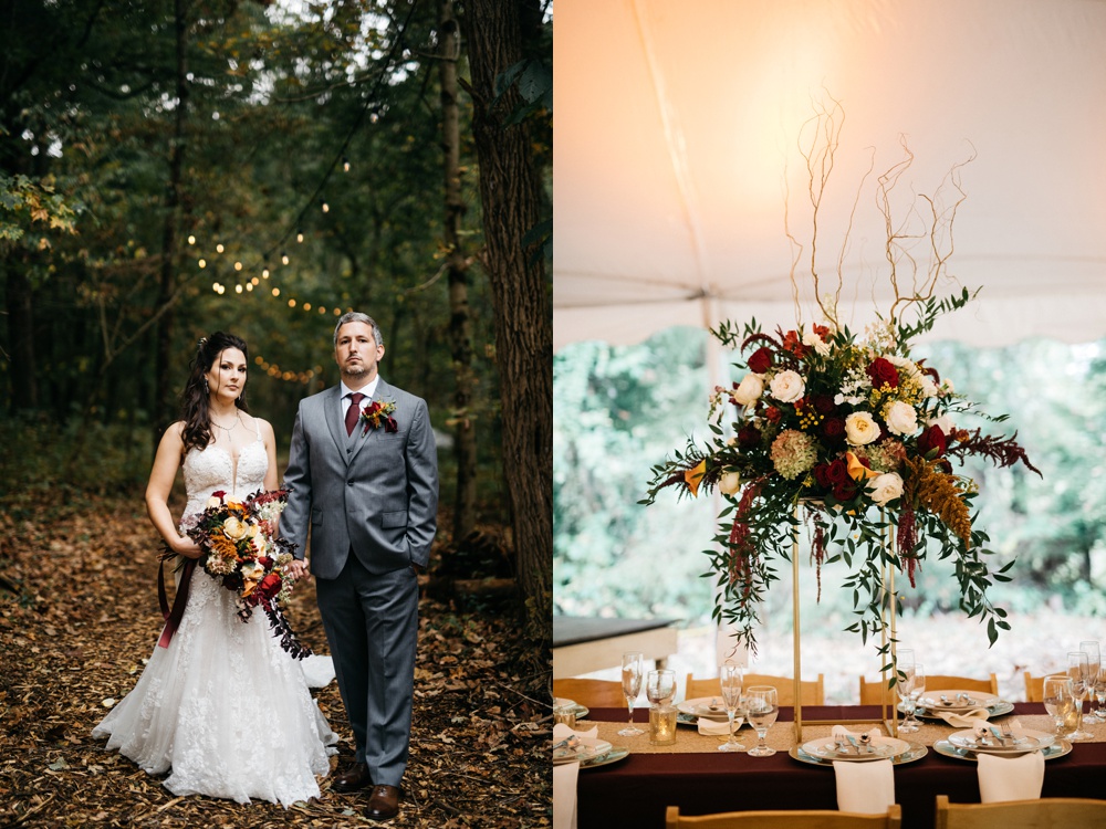 autumn wedding in west virginia