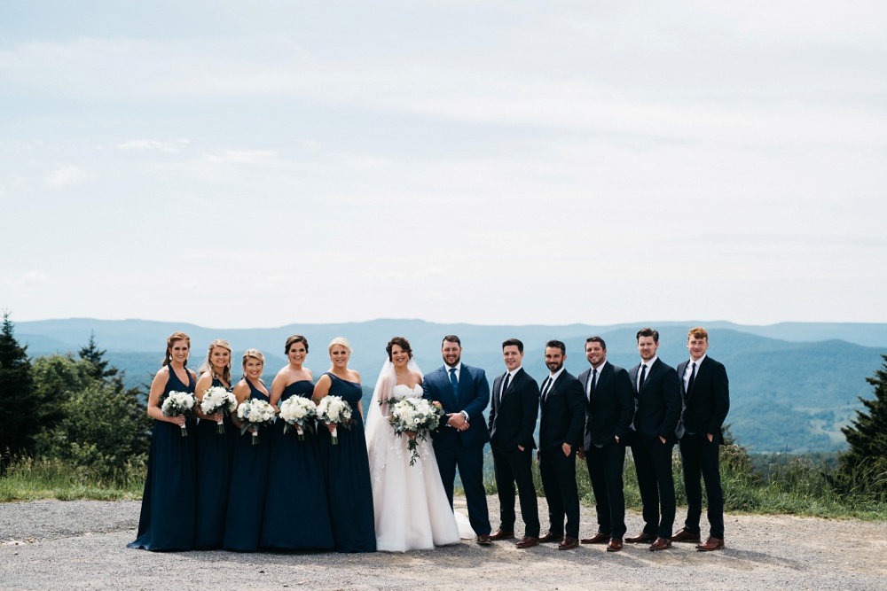 snowshoe wedding photos