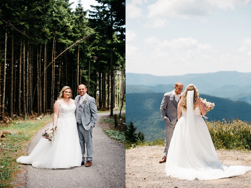 snowshoe resort wedding photography