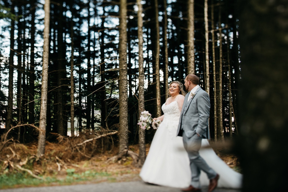 wedding photography taken at snowshoe resort wv