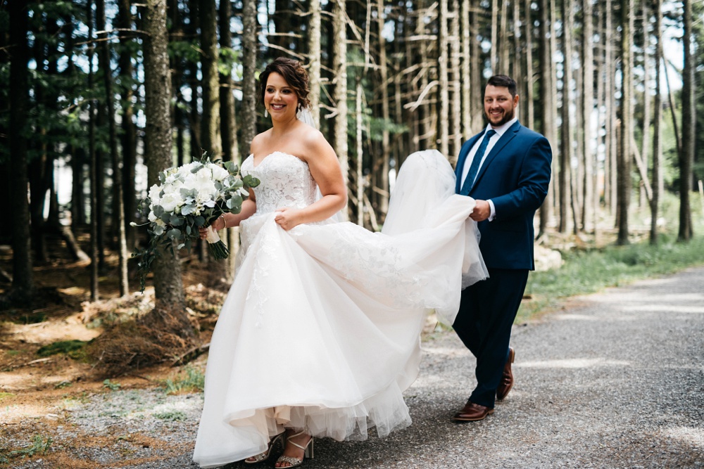 snowshoe wedding photos