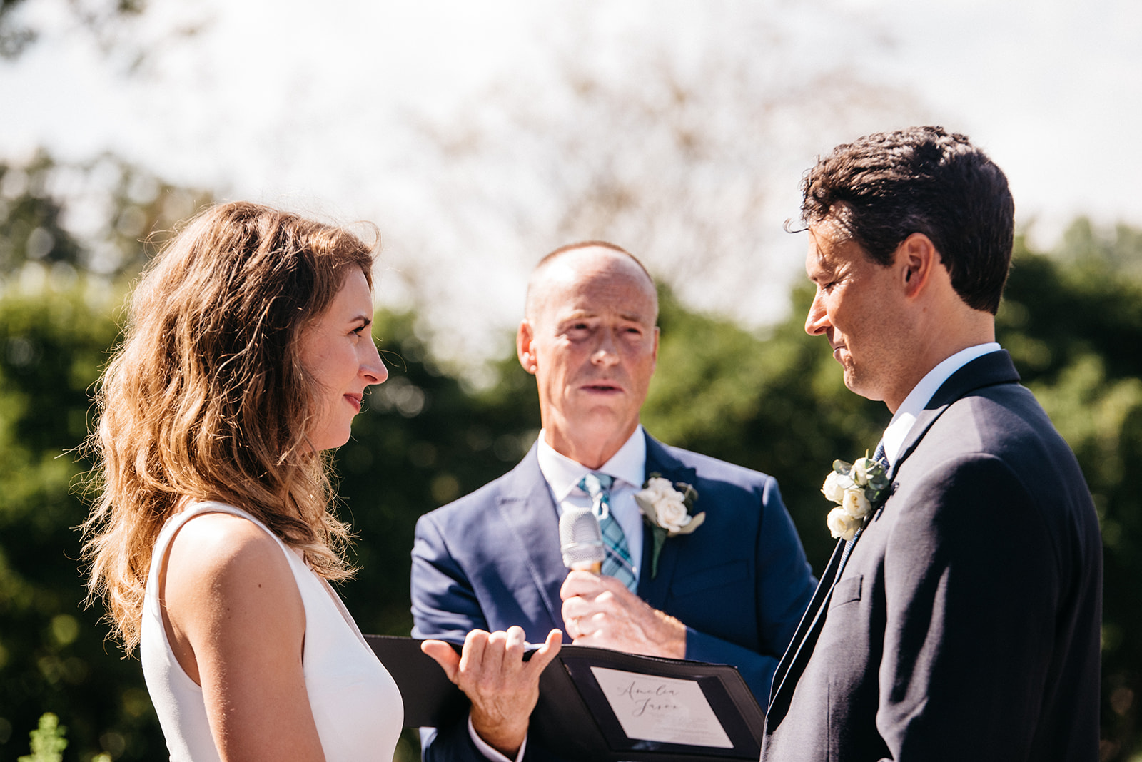 wedding ceremony in West Virginia