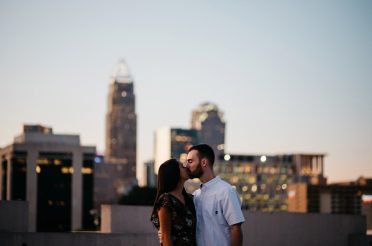 A Downtown Charlotte, NC Engagement Session