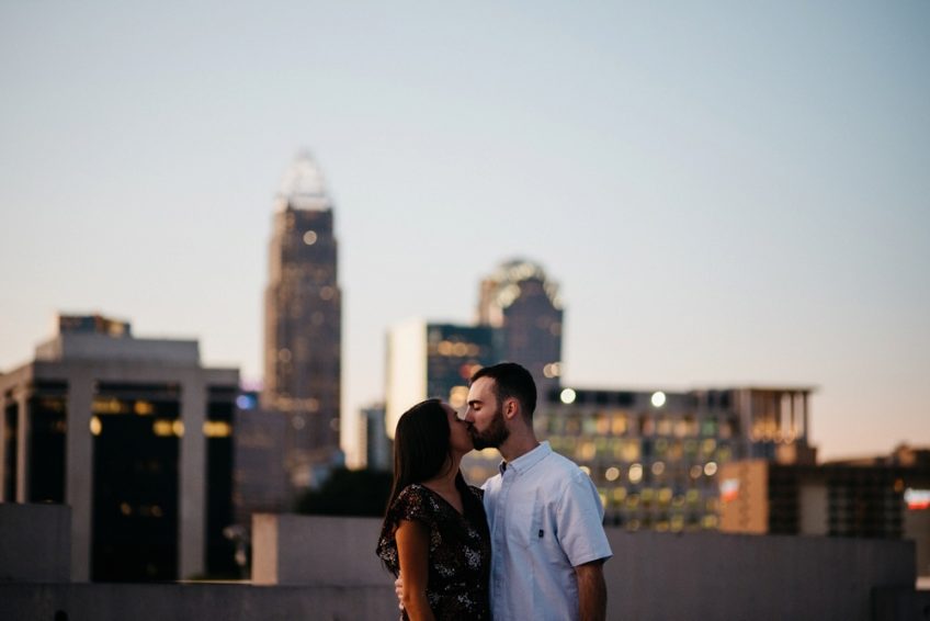 A Downtown Charlotte, NC Engagement Session